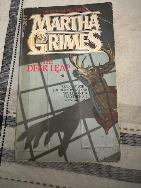 The Deer Leap : Martha Grimes : 1985 PB Book Novel TX