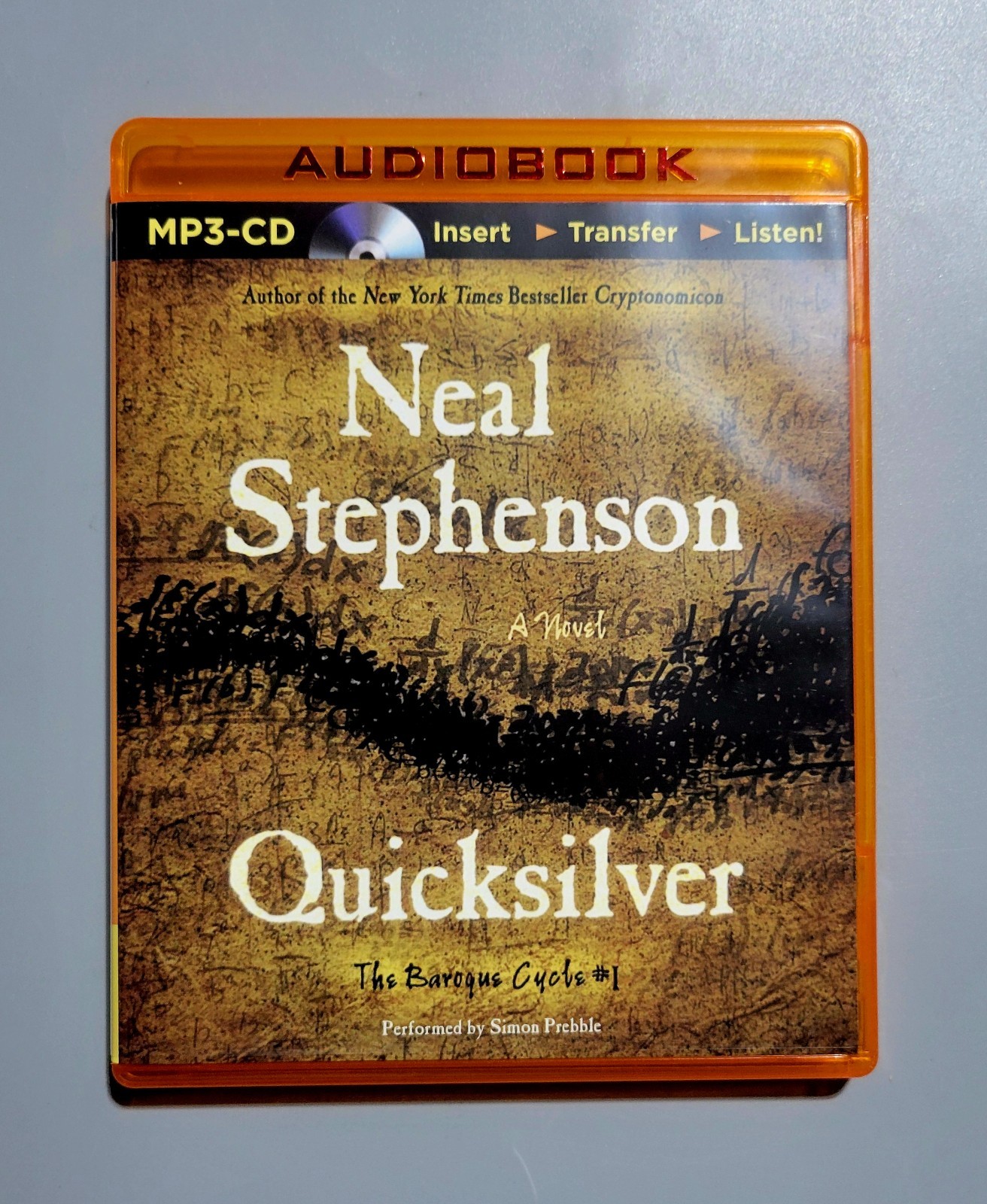 Quicksilver (Baroque Cycle) — Neal Stephenson — Audio Book — VG