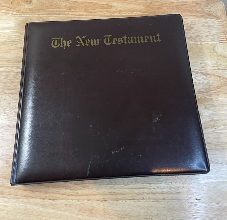 Vintage King James Version New Testament Audio Cassette Set w/ Leather Case – 12
