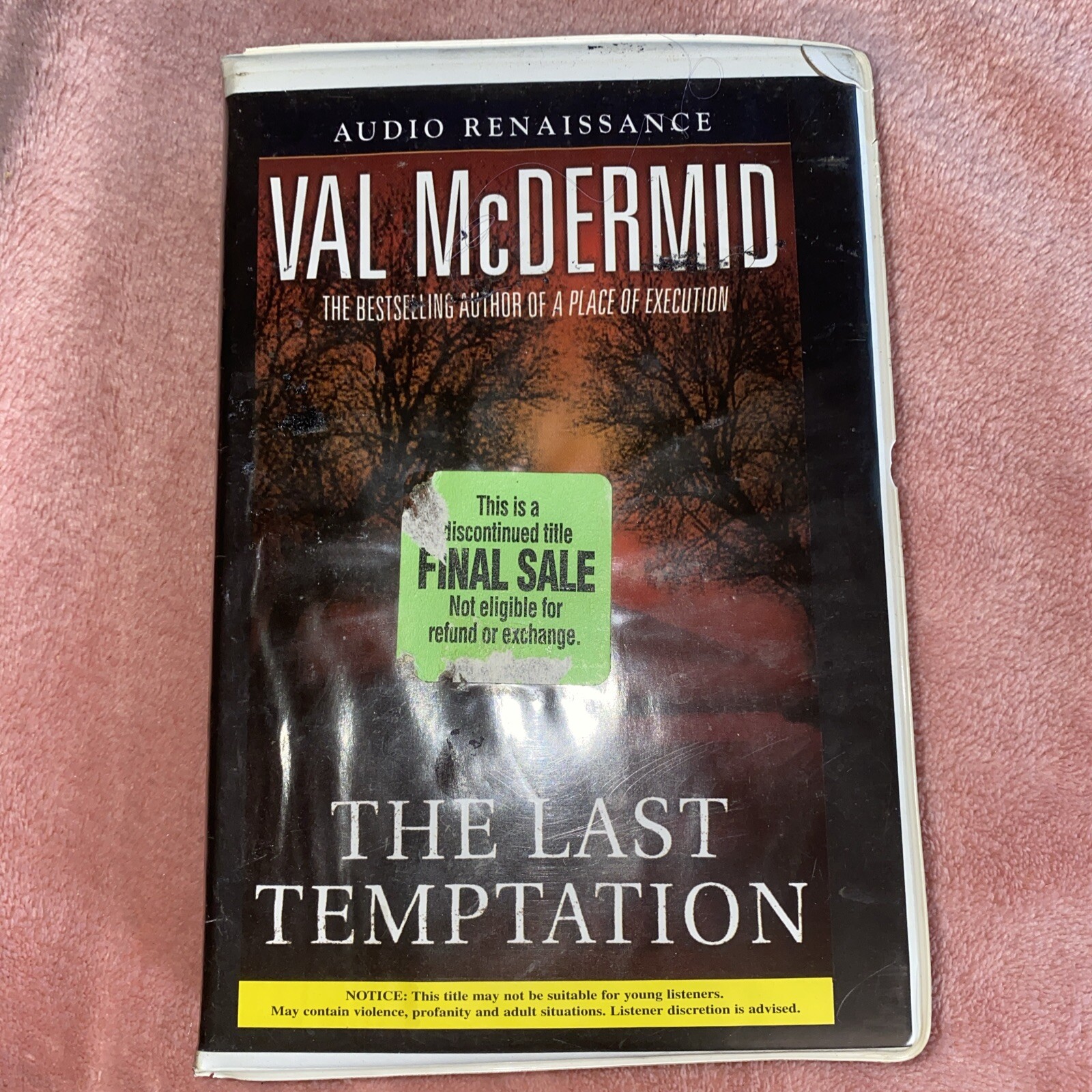Val Mcdermid THE LAST TEMPTATION Audio Book On 4 Cassette Tapes W/Original Box