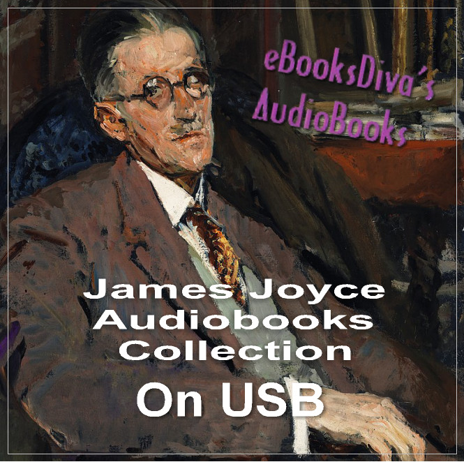 James Joyce Collection 7 Poetry & Dramatic Reading Audiobooks in USB Flash Drive