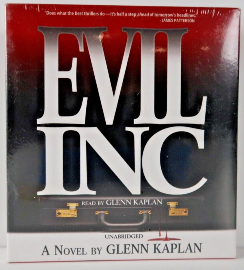Glenn Kaplan — Evil Inc 2007 Compact Disc Unabridged CD Audio Book Brand New