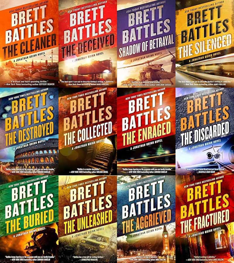 The JONATHAN QUINN Series By Brett Battles 16 MP3 Audiobook Collection
