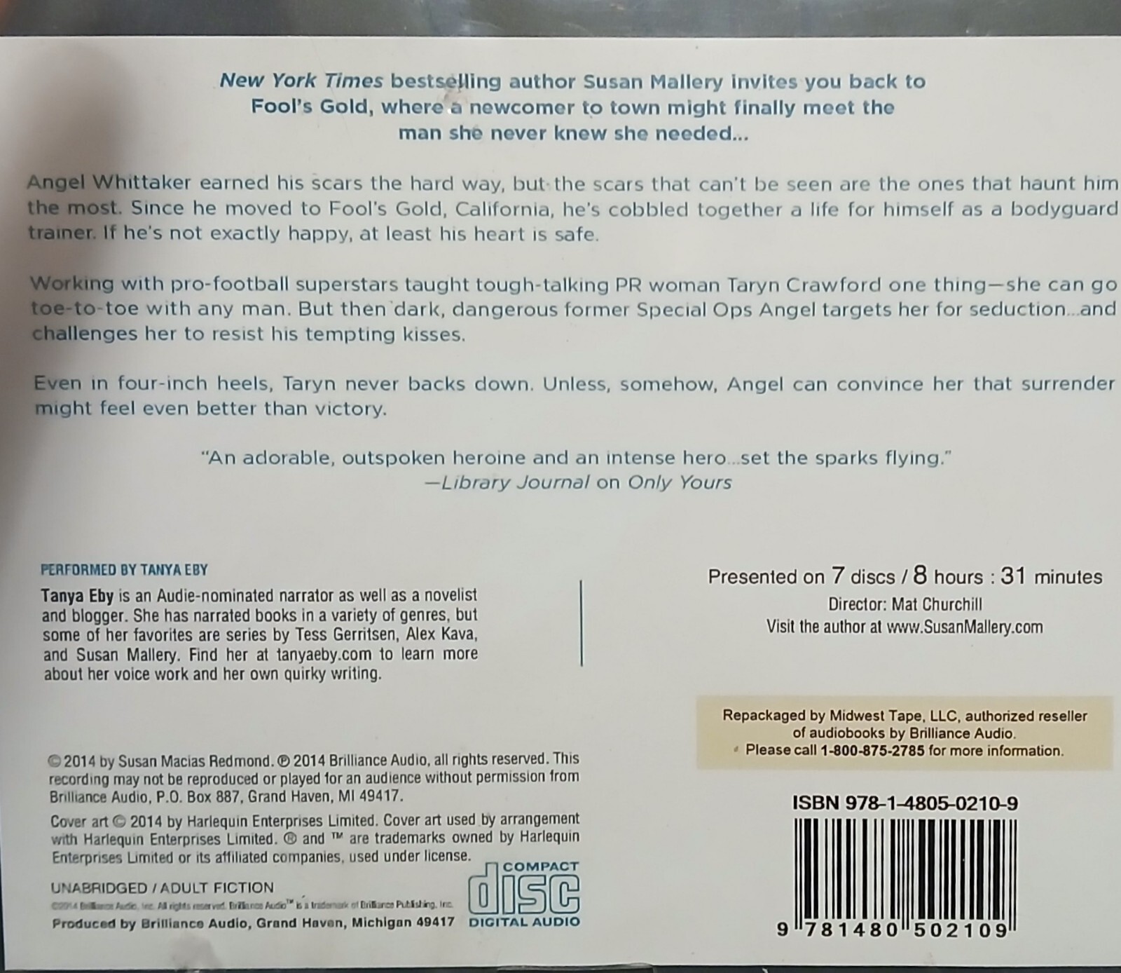 When We Met (Fool’s Gold Series) (AUDIO CD) Performed by Tanya Eby 8 hrs 31 Min