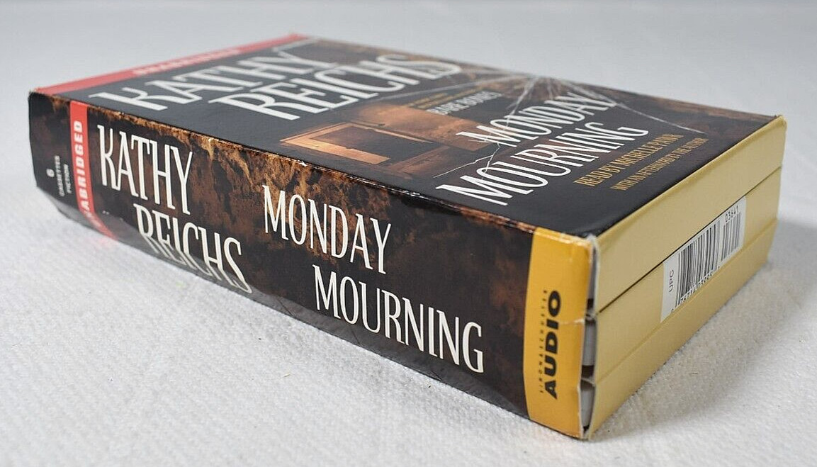 Kathy Reichs’, «MONDAY MOURNING» Unabridged Audio Book (6 Cassettes / 10 Hours)