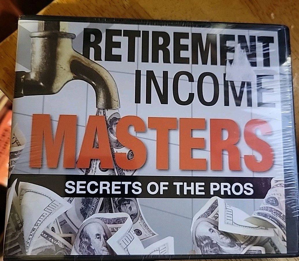 Retirement Income Masters 6 Audio Disc Book Set by Tom Hegna New