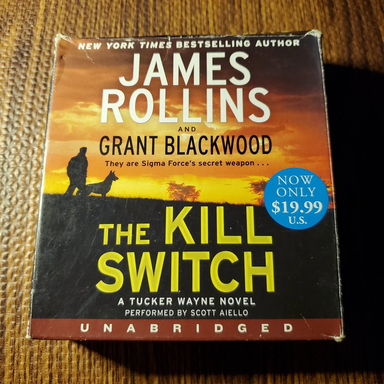 The Kill Switch by James Rollins and Grant Blackwood Audiobook CDs Unabridged