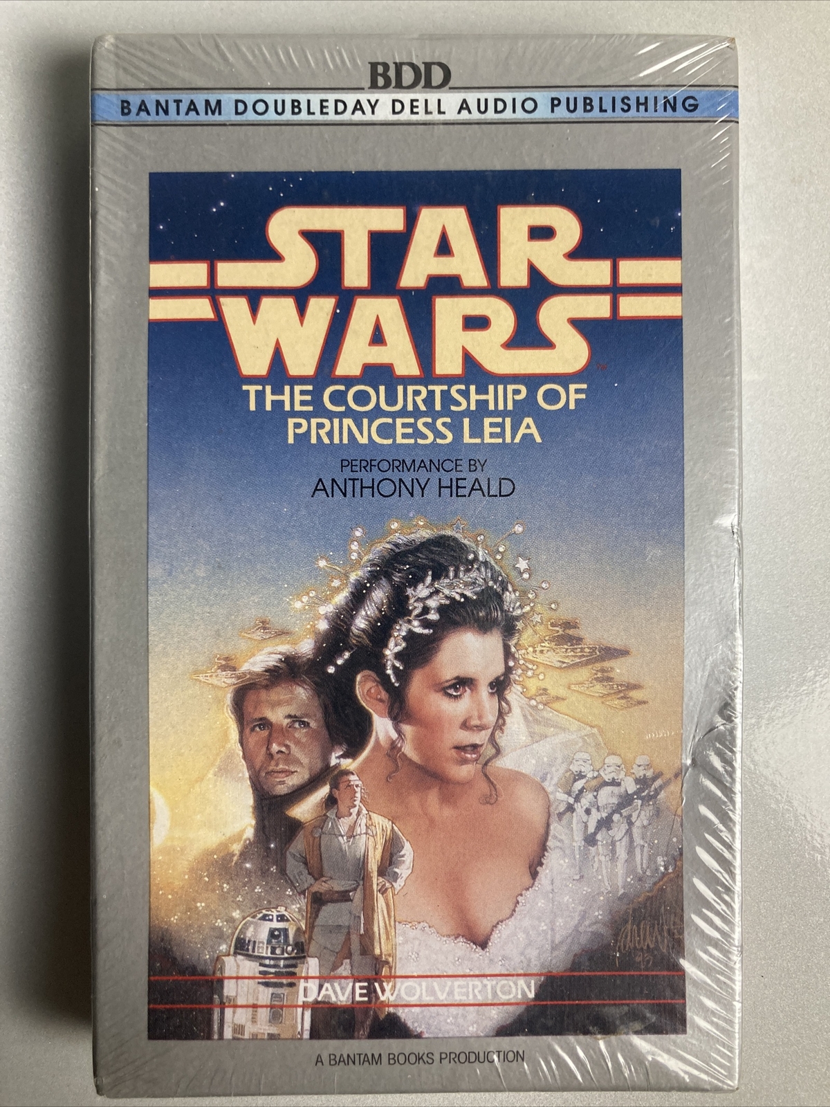 The Courtship of Princess Leia 2 Cassette Star Wars AUDIOBOOK Dave Wolverton BDD
