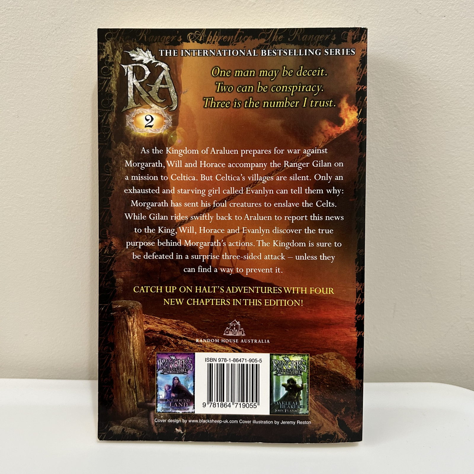 John Flanagan: Ranger’s Apprentice Trilogy (Books 1,2,3) EXC Junior Fiction🆓📮