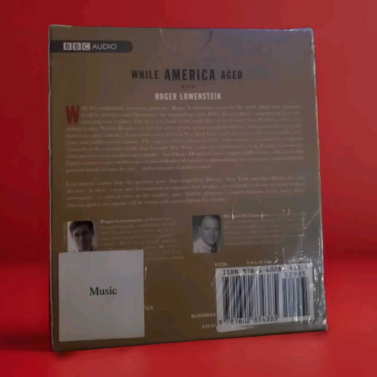 While America Aged by Roger Lowenstein 2008 Unabridged CD — NEW / SEALED
