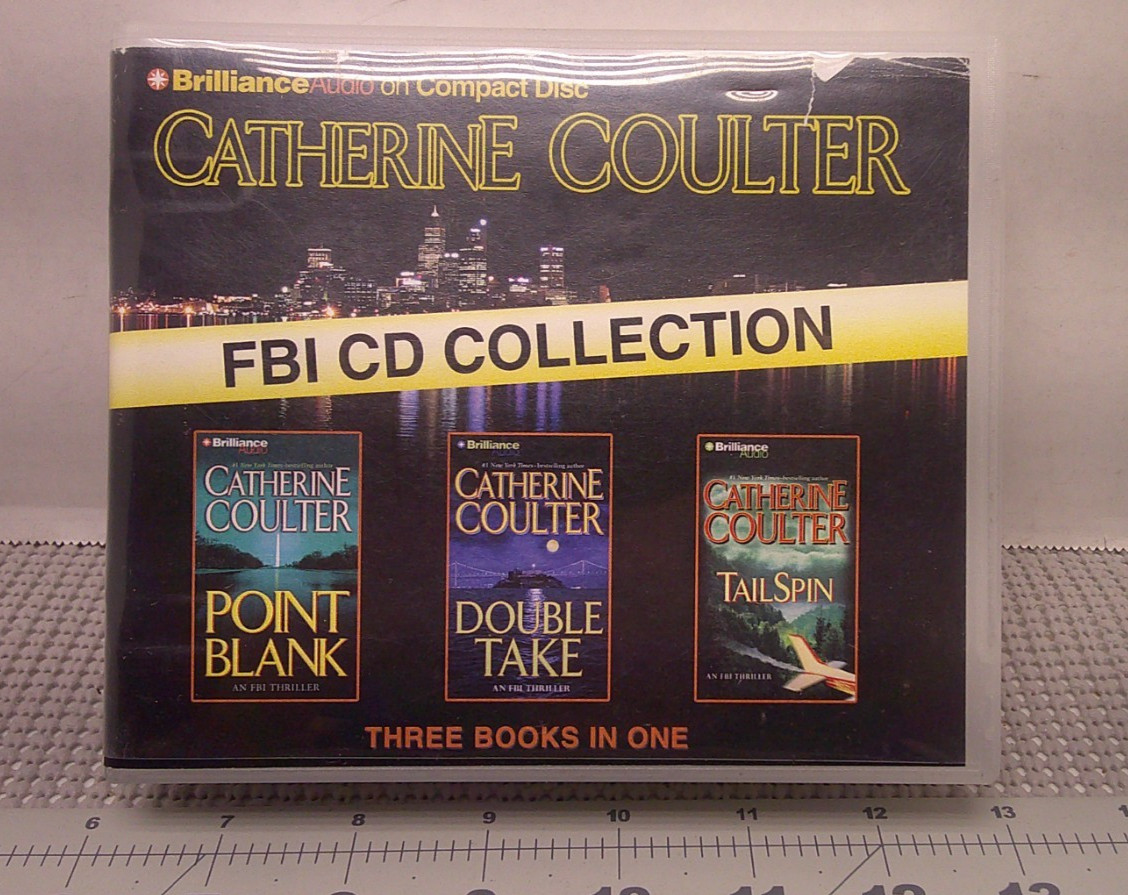 Catherine Coulter FBI Collection Point Blank Double Take TailSpin 3 books on CD