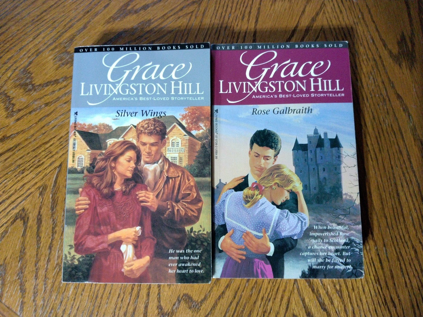 2 Grace Livingston Hill Rose Galbraith Silver Wings Romance Books Paperback