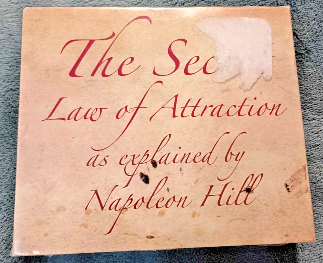 The Secret Law of Attraction as Explained by Napoleon Hill CD Audiobook NEW