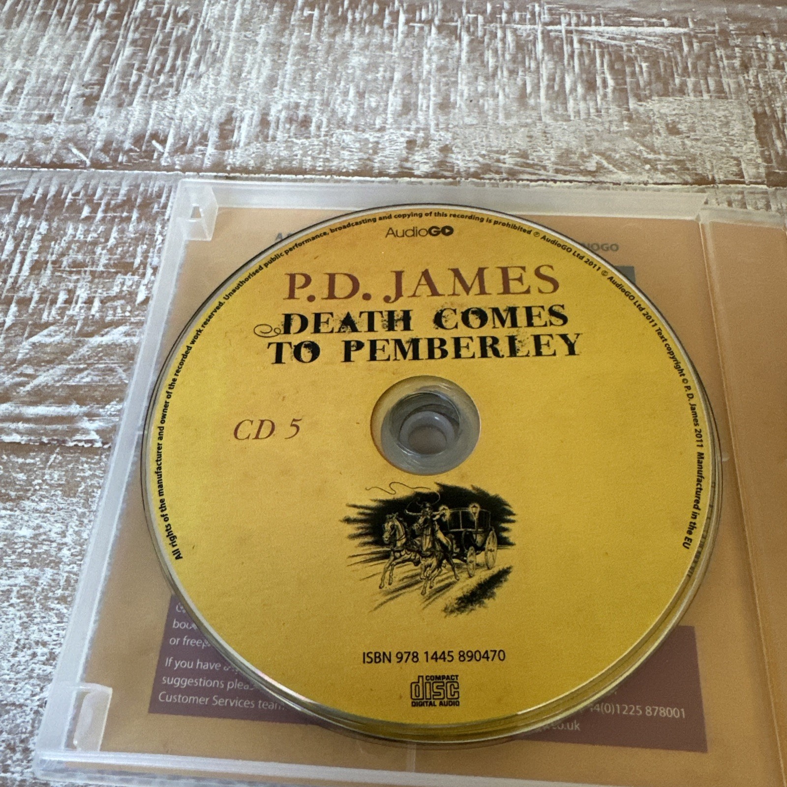 P.d. James Death Comes To Pemberley Audiobook Cd