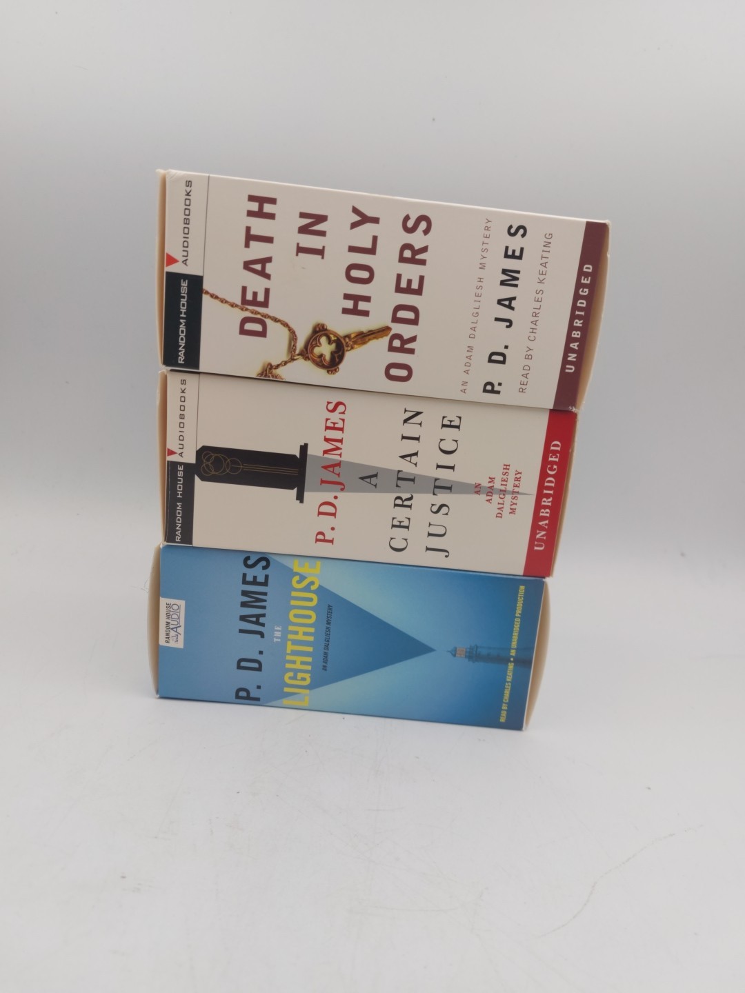 Lot Of 3 P.D. James Audiobooks on Cassette Sets