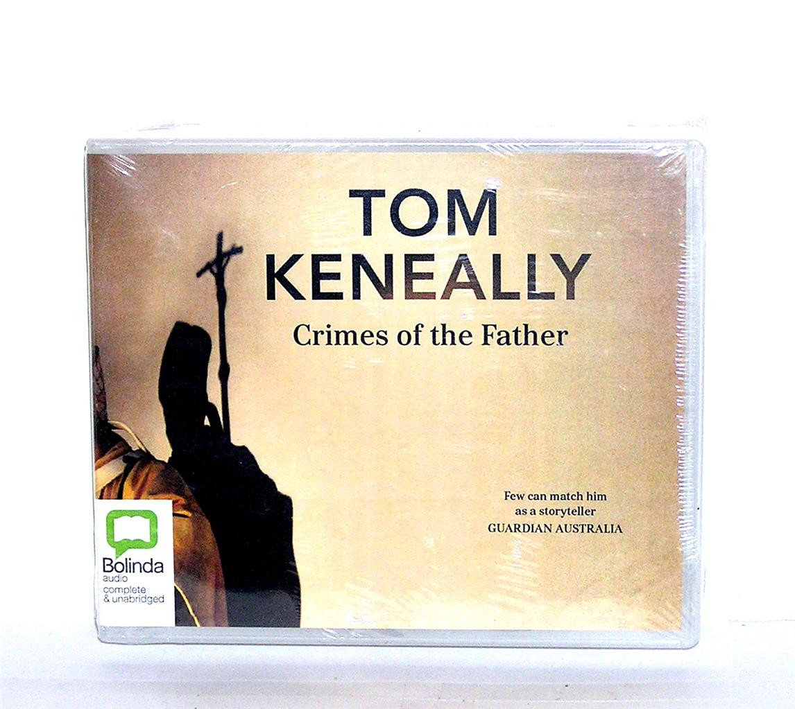 BOOK/AUDIOBOOK CD Tom Keneally Fiction Religion Novel CRIMES OF THE FATHER