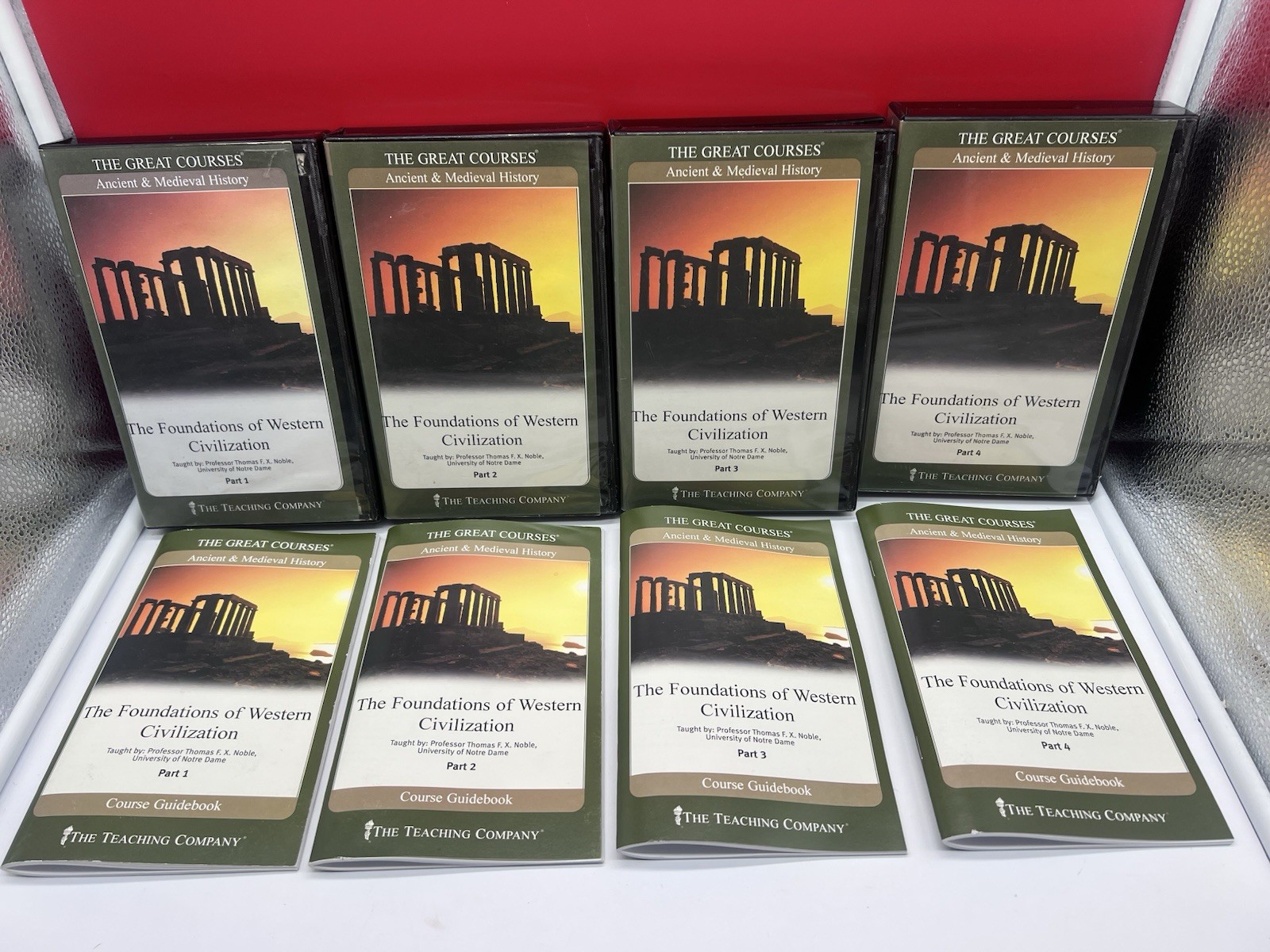 Great Courses: Foundations of Western Civilization 4-Part 24 CDs & 4 Guidebooks