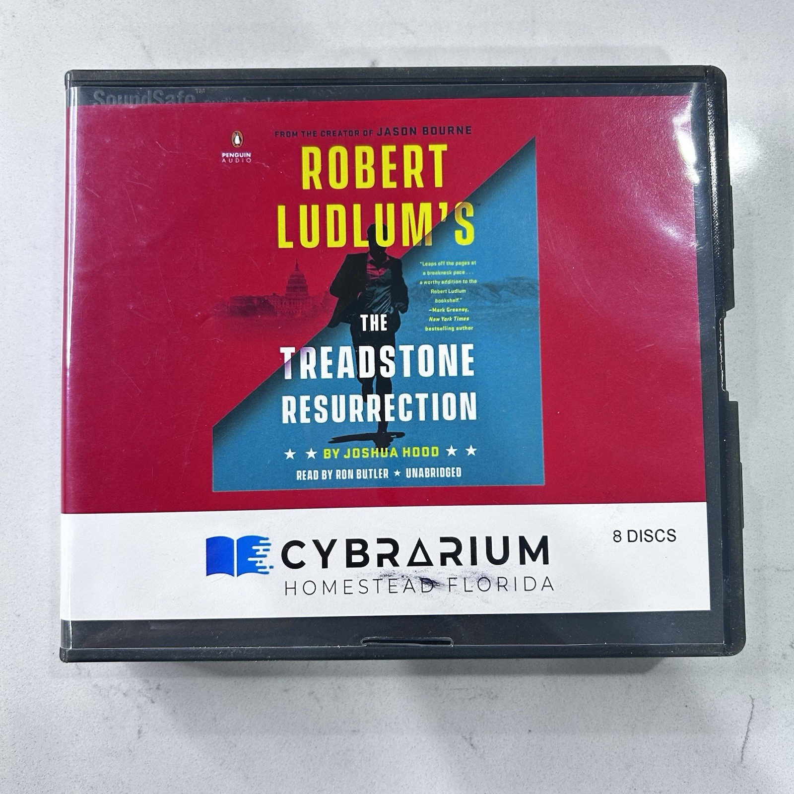Robert Ludlum’s The Treadstone Resurrection by Joshua Hood Audiobook 8-Disc Set