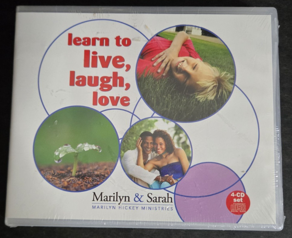 Marilyn and Sarah 4-CD Set Hickey Ministries «Learn to Live, Laugh, Love» SEALED