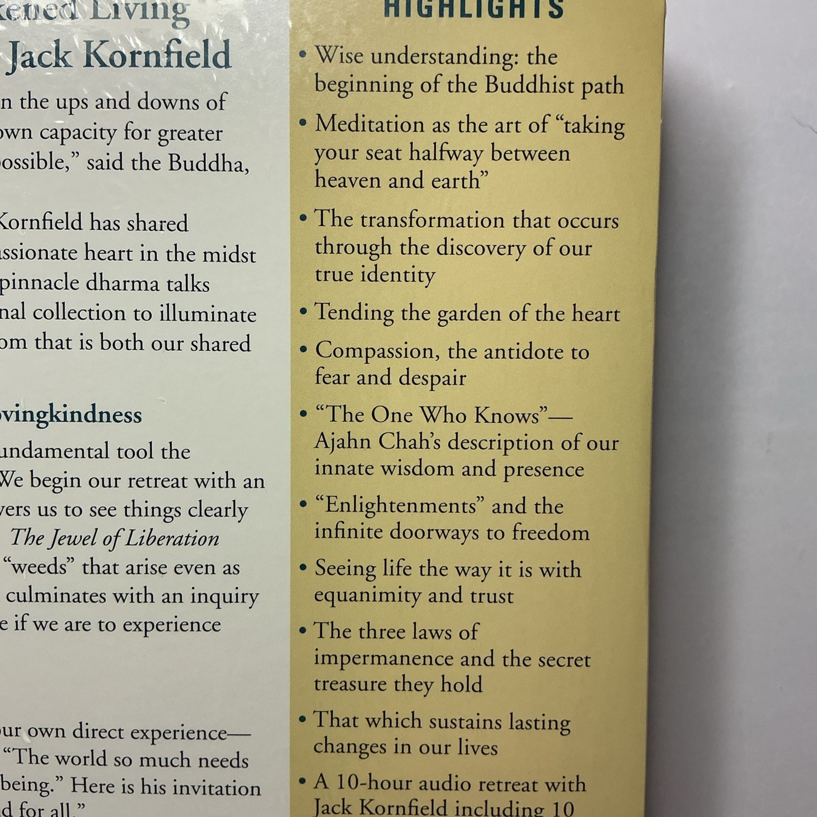 Jewel of Liberation : Essential Teachings on the End of Suffering by Jack…