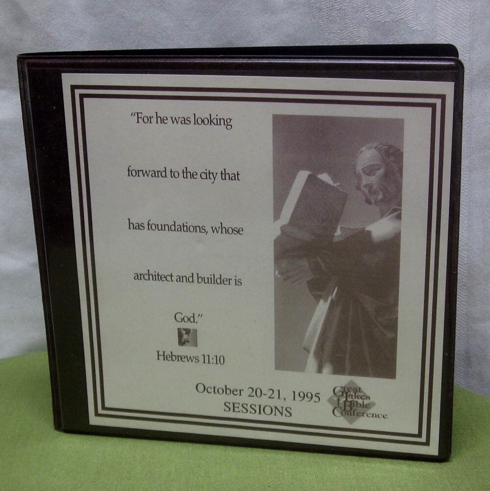 GREAT LAKES BIBLE CONFERENCE cassette-tapes 1995 Finding the City of God