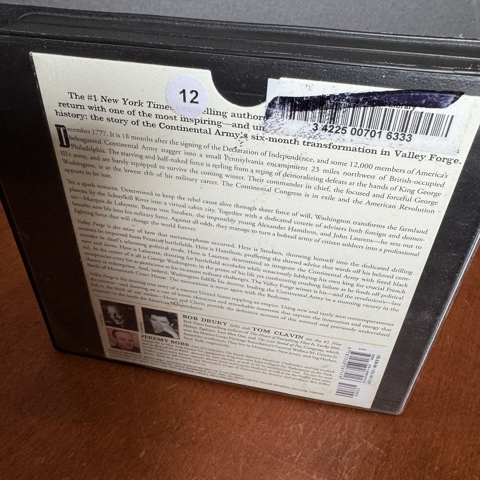 Valley Forge Audio Book CD Set Bob Drury Tom Clavin The Heart of Everything