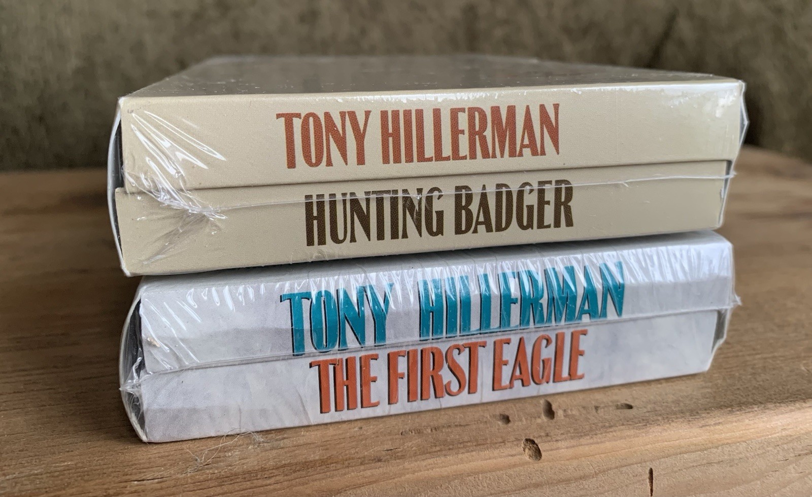 New T. Hillerman First Eagle 1998 & Hunting Badger 1999 Audiobook Cassettes Lot
