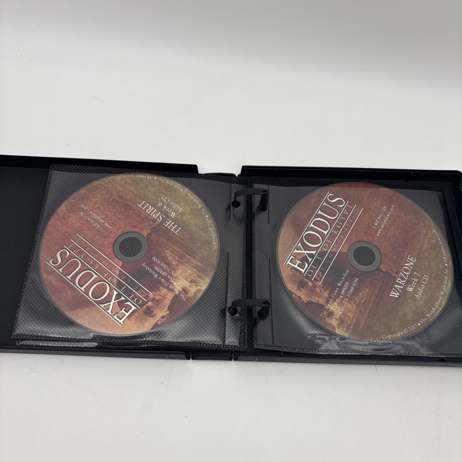 Gwen Shamblin Weigh Down Ministries Exodus Out Of Egypt Workshop Audio CD Set