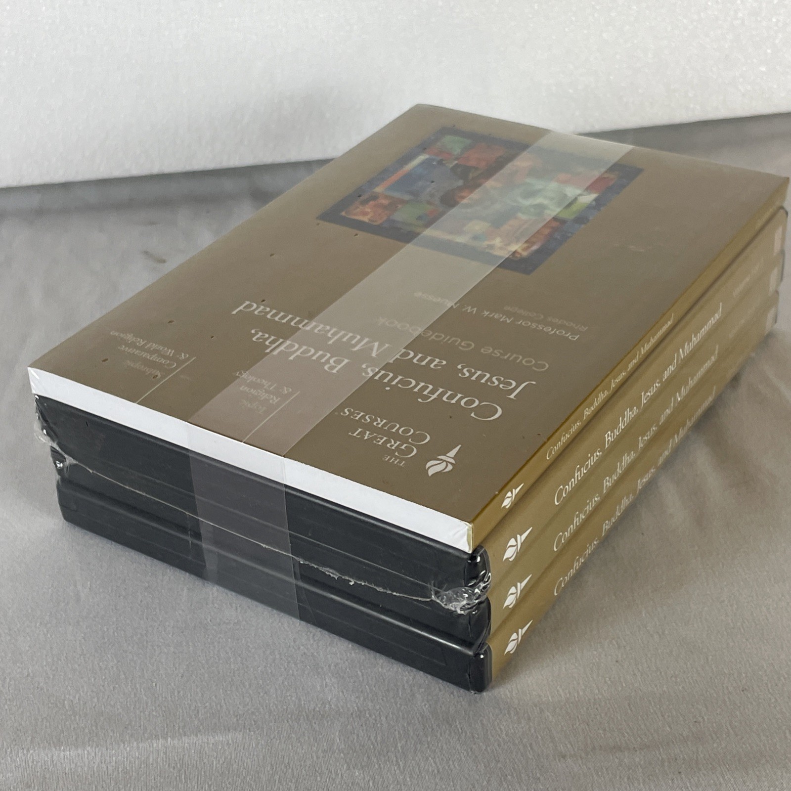 Confucius, Buddha, Jesus, & Muhammad 3 Volume Set Cds & books the Great Courses