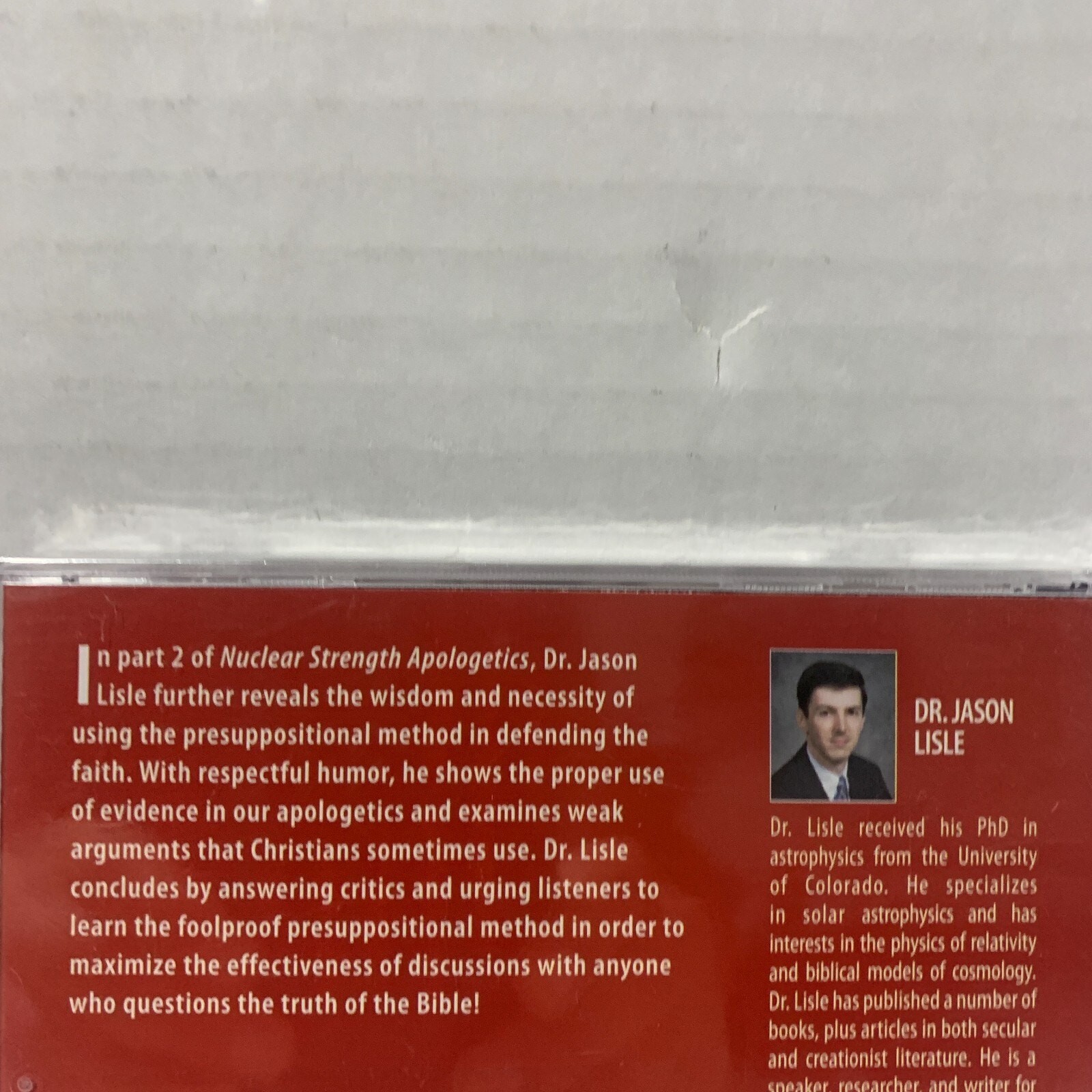 Nuclear Strength Apologetics CD Audio Version Of The DVD Part 2 BRAND NEW