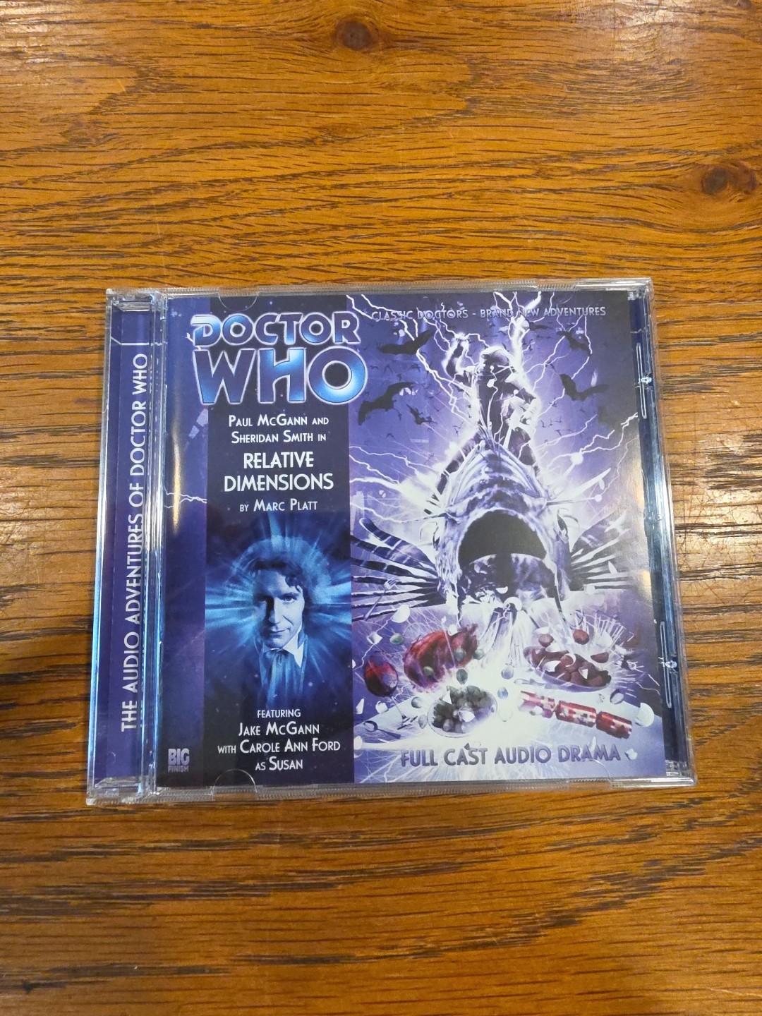 Doctor Who Relative Dimensions Marc Platt CD Audiobook 2010 Paul McGann Jake