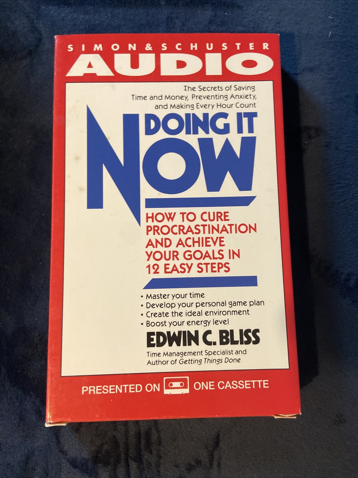 Doing It Now: How to Cure Procrastination & Achieve Your Goals Audio Cassette
