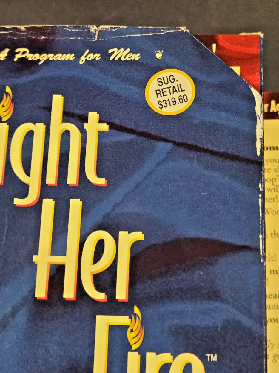 Light Her Fire & Light His Fire VHS Tapes by Ellen Kreidman