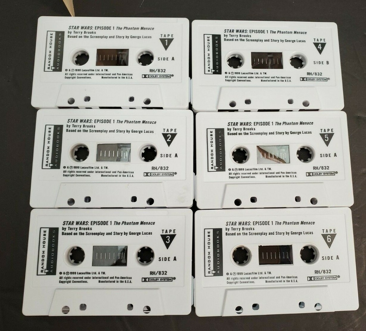 Star Wars Episode 1 The Phantom Menace Unabridged Cassette Tapes
