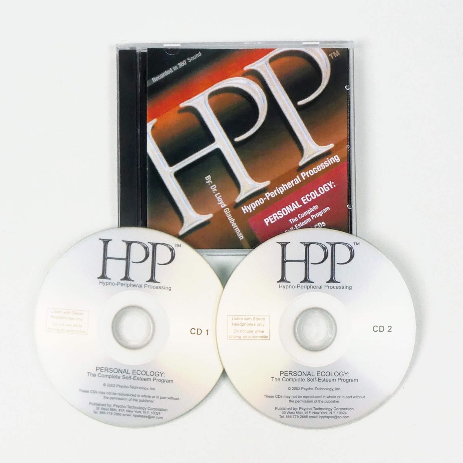 HPP PERSONAL ECOLOGY 2 CD Self Hypnosis Lloyd Glauberman CONFIDENCE Esteem NLP