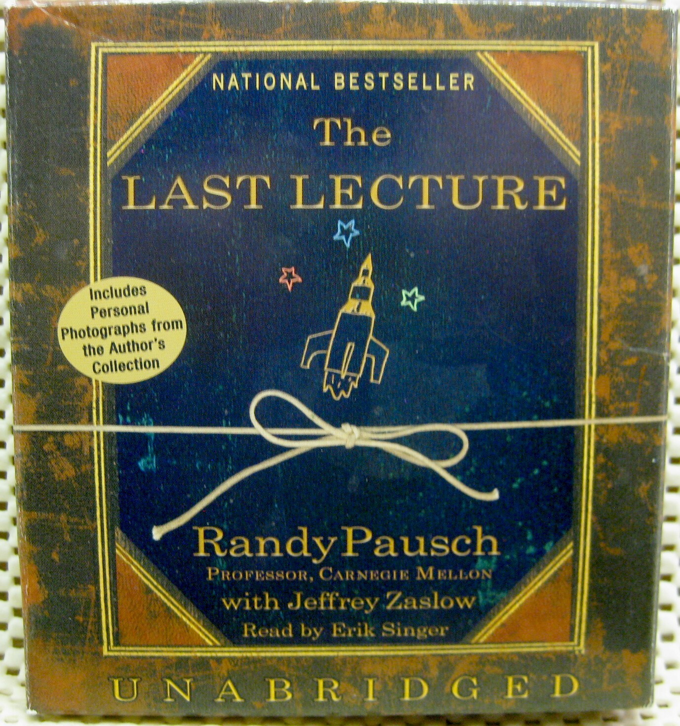 o’o’o . The LAST LECTURE . Randy Pausch . 4 CDs UNABRIDGED . National Bestseller