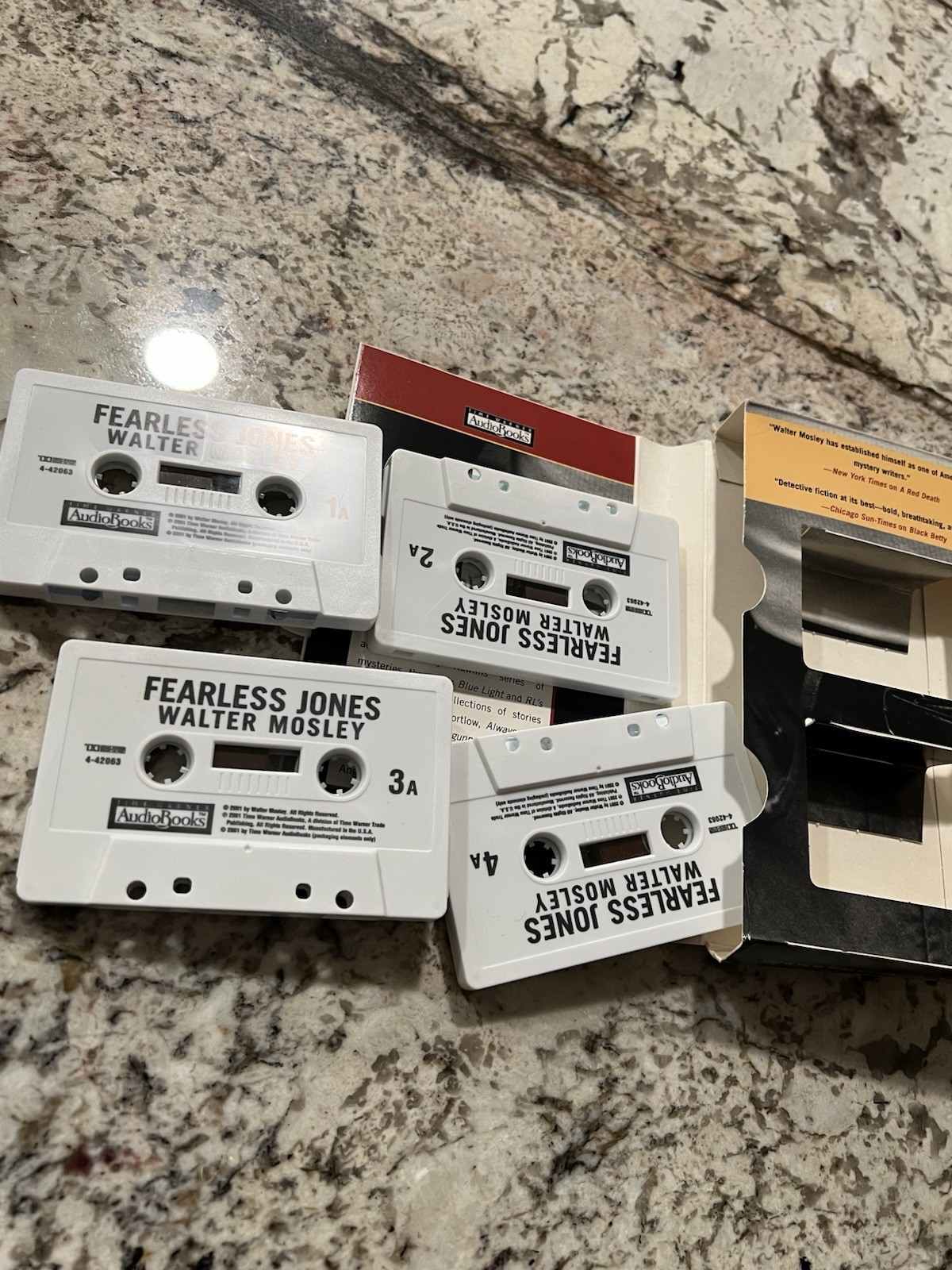 Fearless Jones — A New Mystery Walter Mosley Audiobook Cassette Set