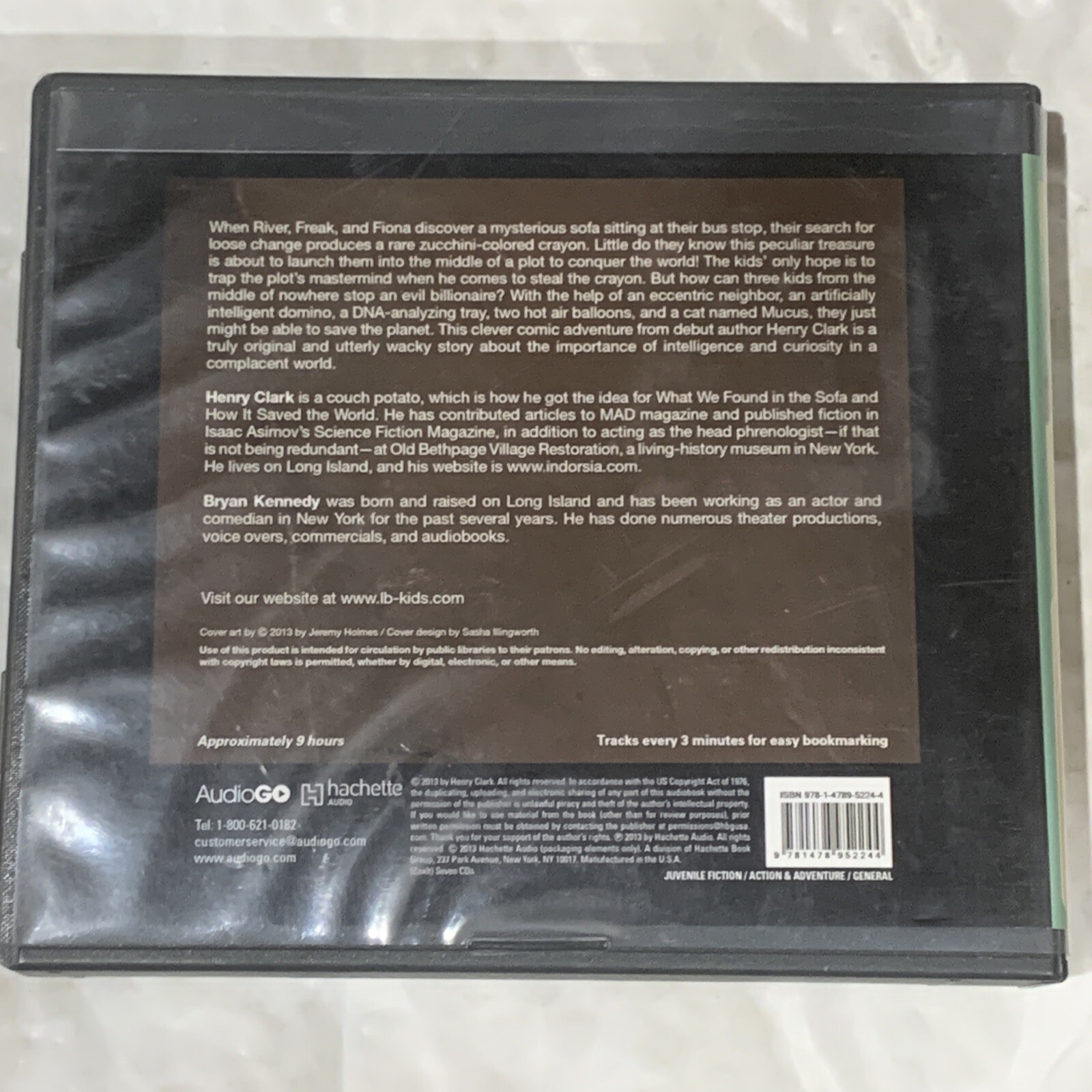 What We Found in the Sofa and How It Saved the World (AUDIO CD)