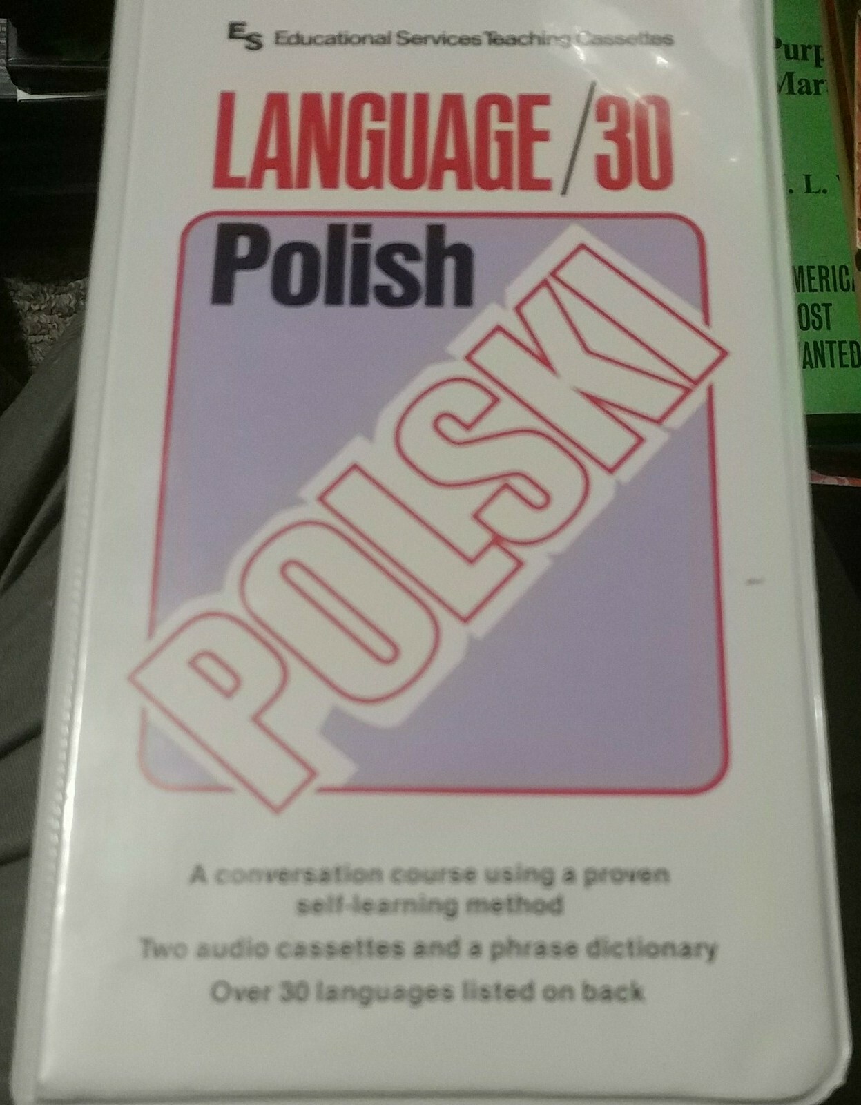 Educational Services Teaching Cassettes Language 30 Polish/Poliski-New old stock