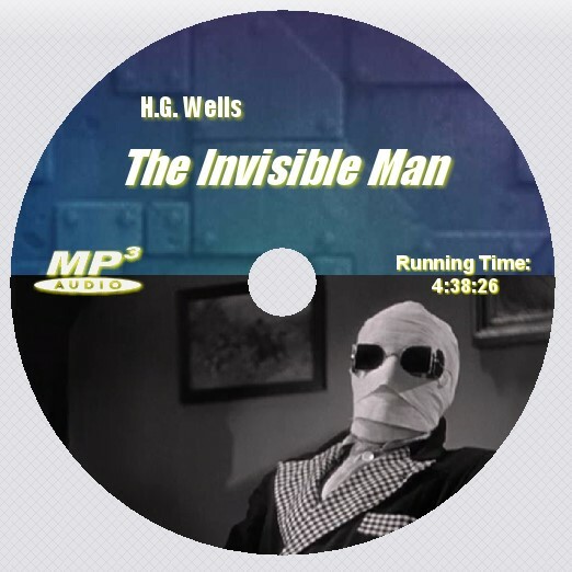 THE INVISIBLE MAN, H.G. Wells Audiobook MP3 CD