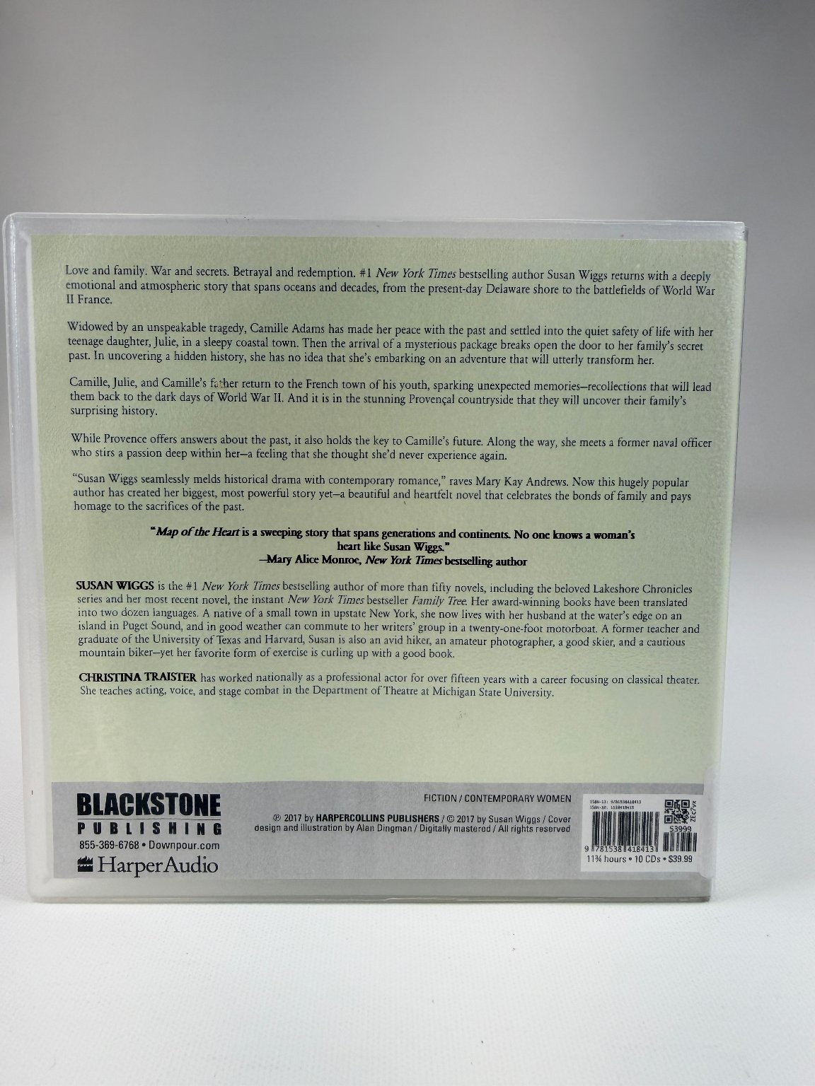 Map of the Heart by Susan Wiggs Audiobook CDs Unabridged 10 Discs