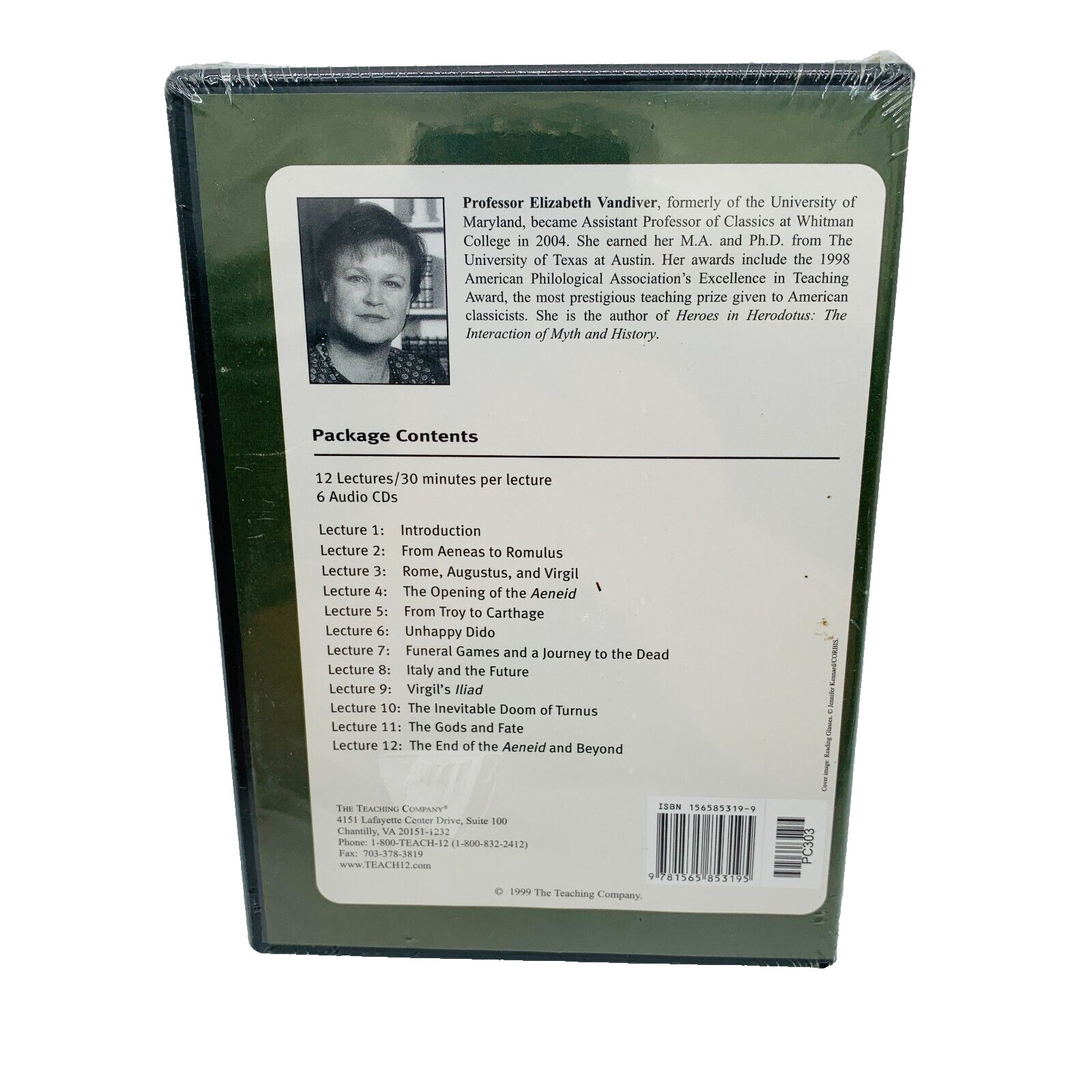 NEW The Great Courses: The Aeneid of Virgil (CD Audio Set w/Guidebook SEALED