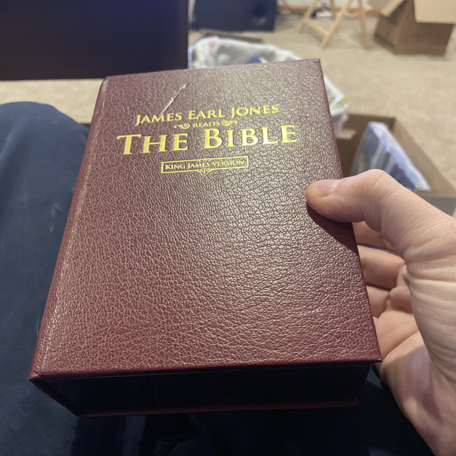 James Earl Jones Reads the Bible New Testament-KJV-Deluxe (2006, Compact Disc)