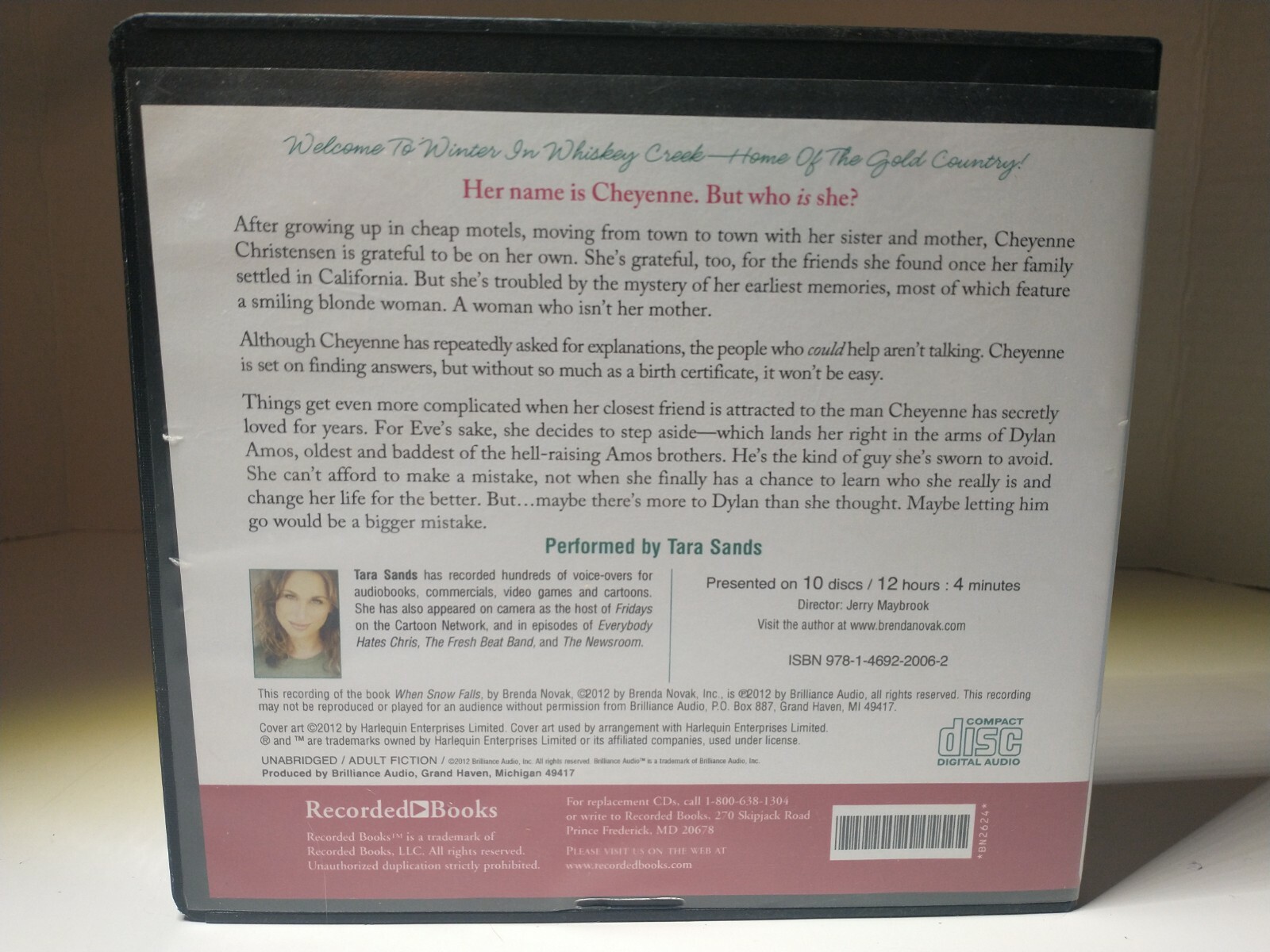 When Snow Falls by Brenda Novak Audiobook Unabridged