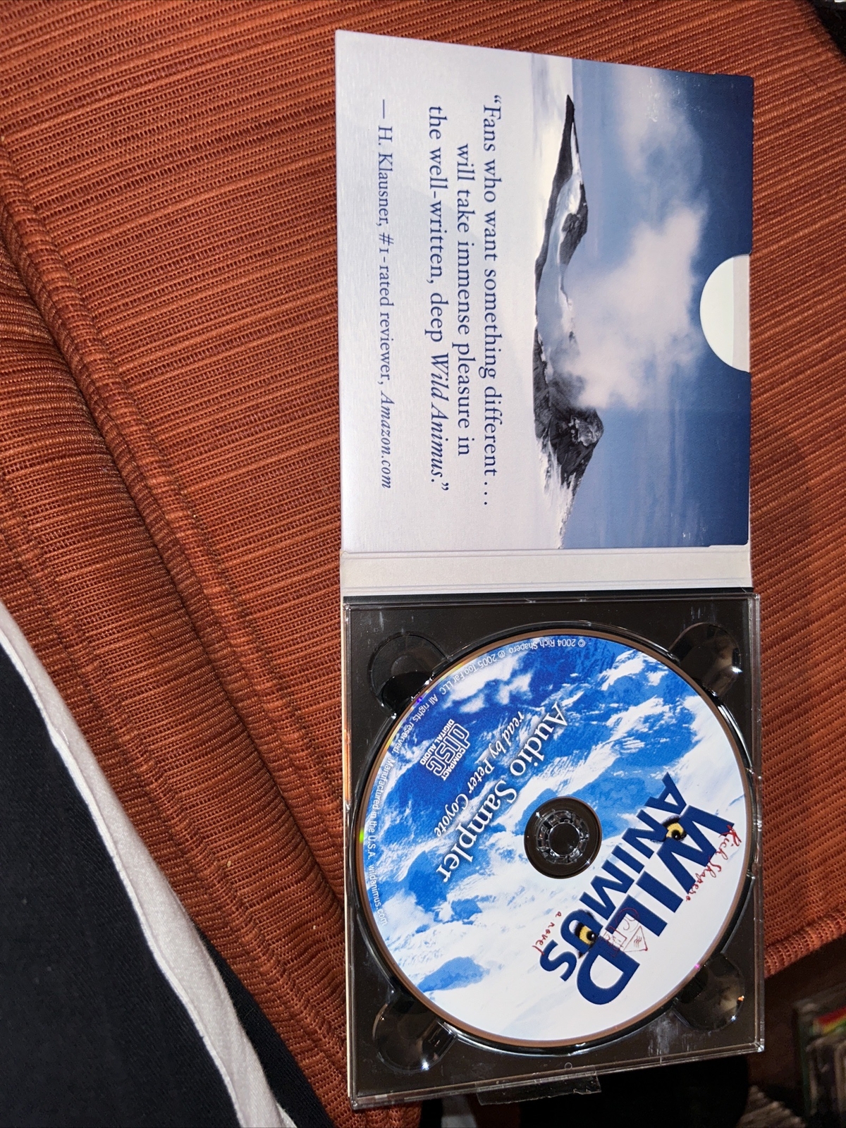 WILD ANIMUS Audio Book Sampler CD by Rich Shapero Narrated by Peter Coyote — NEW