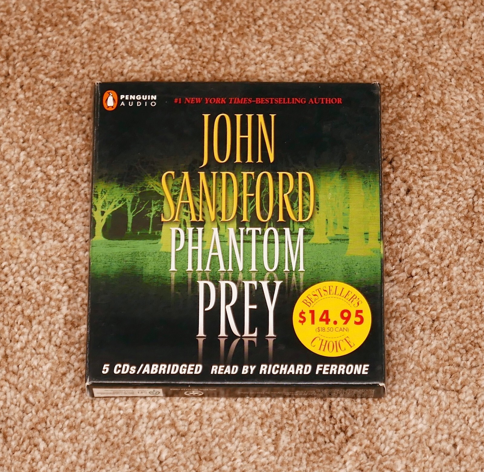 Phantom Prey by John Sandford read by Richard Ferrone