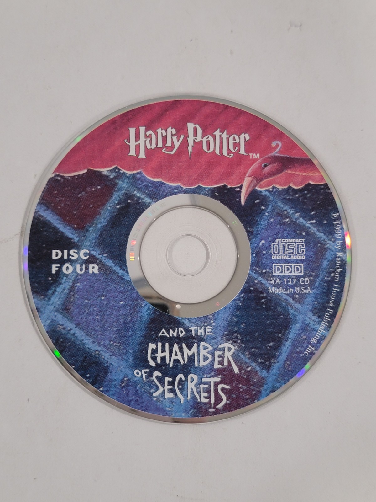 Harry Potter & the Chamber of Secrets Audiobook CD | DISC 4 ONLY | Replacement