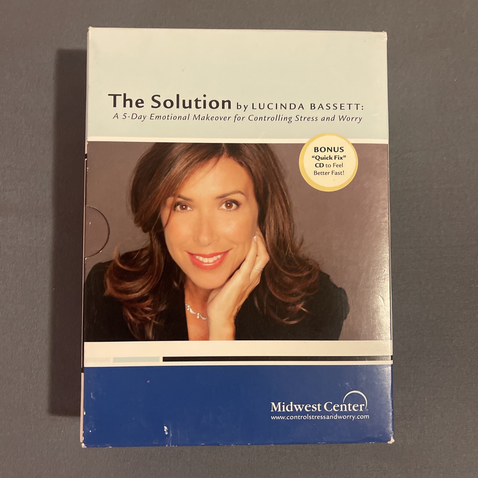THE SOLUTION CD SET Lucinda Bassett 5 Day Emotional Makeover Control Stress