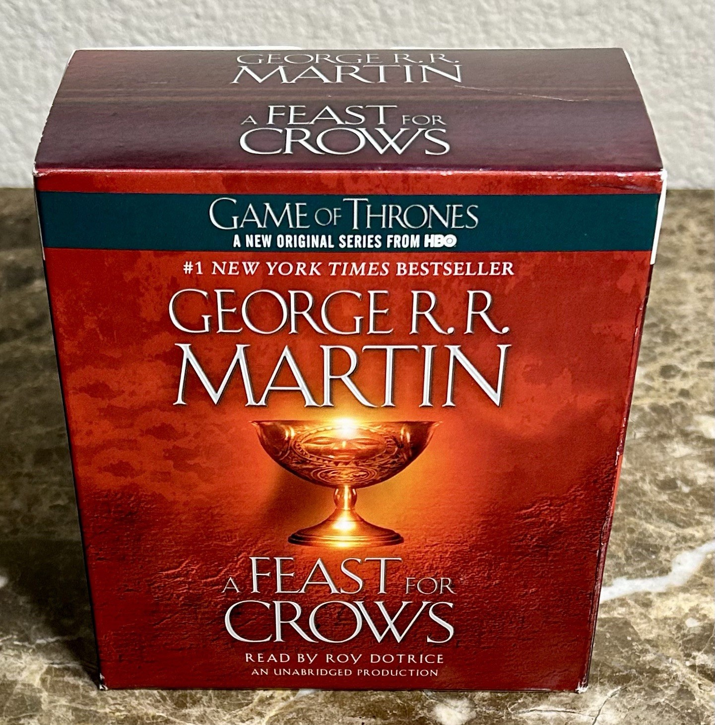 Game of Thrones A Feast for Crows George R R Martin 27 CD Audiobook OPEN BOX