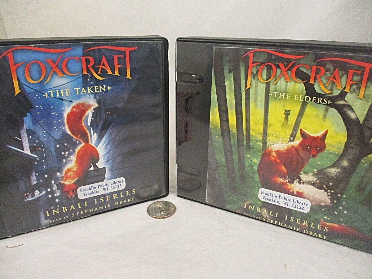 Childrens Foxcraft Audiobook CD Set Animal Fantasy Books 1-2 Ex-Lib Age 8-12 Roa